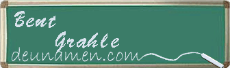 Bent Grahle Visitenkarte
